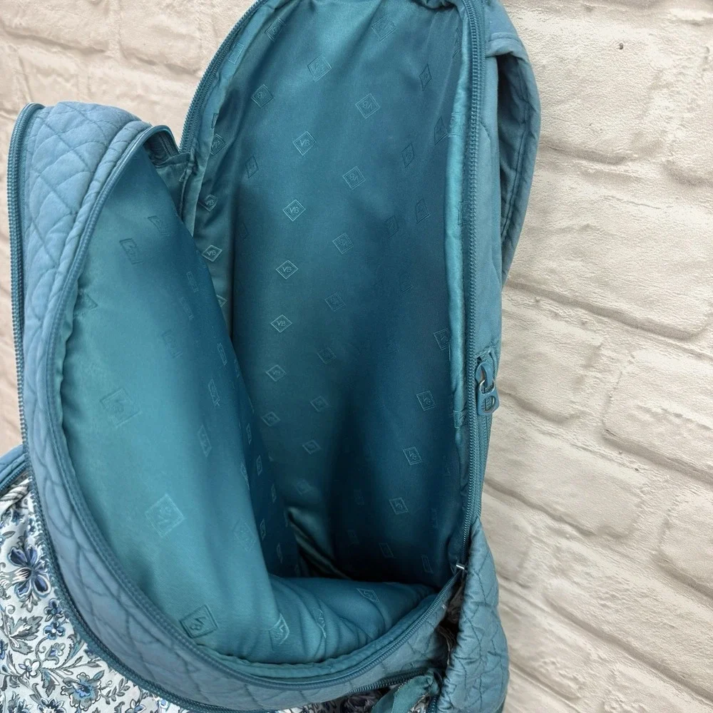 Vera Bradley Teal Quilted Backpack Taylor Swift Rainbow Embroidered‎
